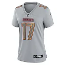 Zennovawear Women's Washington Commanders Terry McLaurin Gray Atmosphere Fashion Game Jersey
