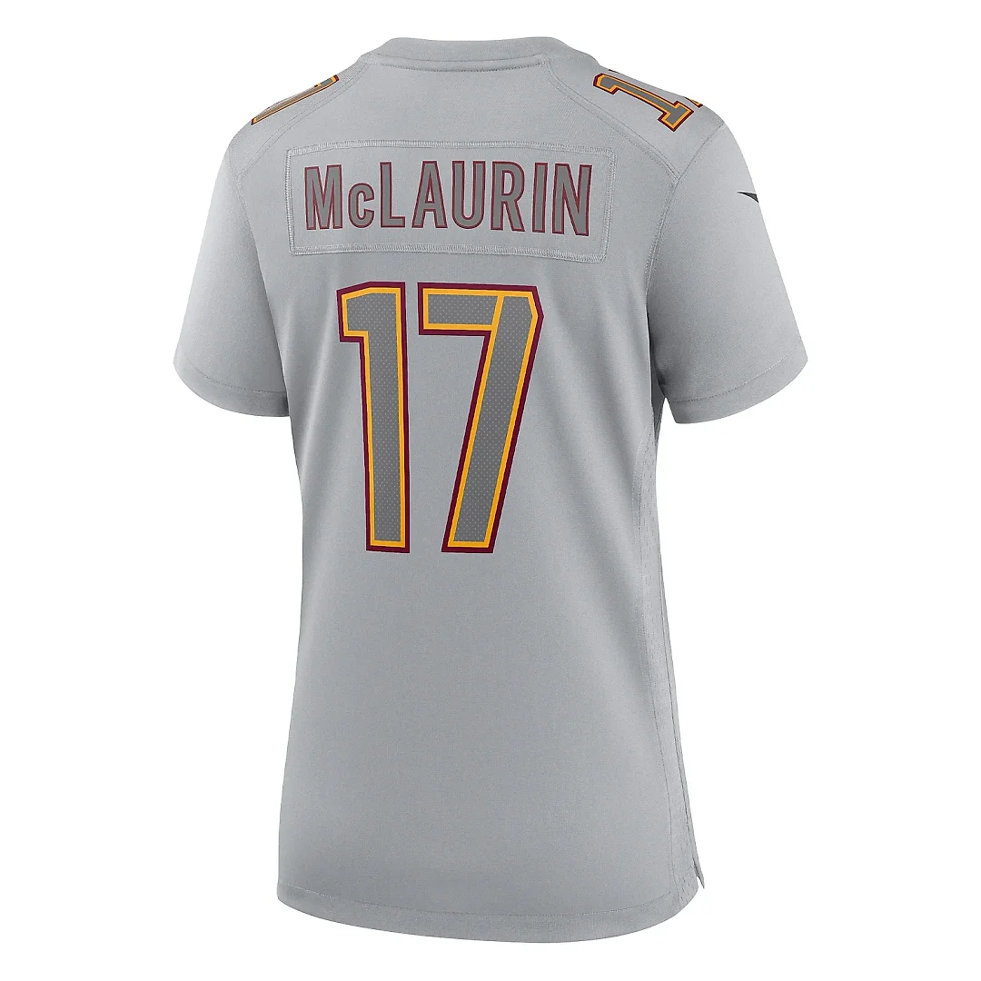 Zennovawear Women's Washington Commanders Terry McLaurin Gray Atmosphere Fashion Game Jersey