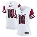 Zennovawear Women's Washington Commanders Tress Way White Game Jersey