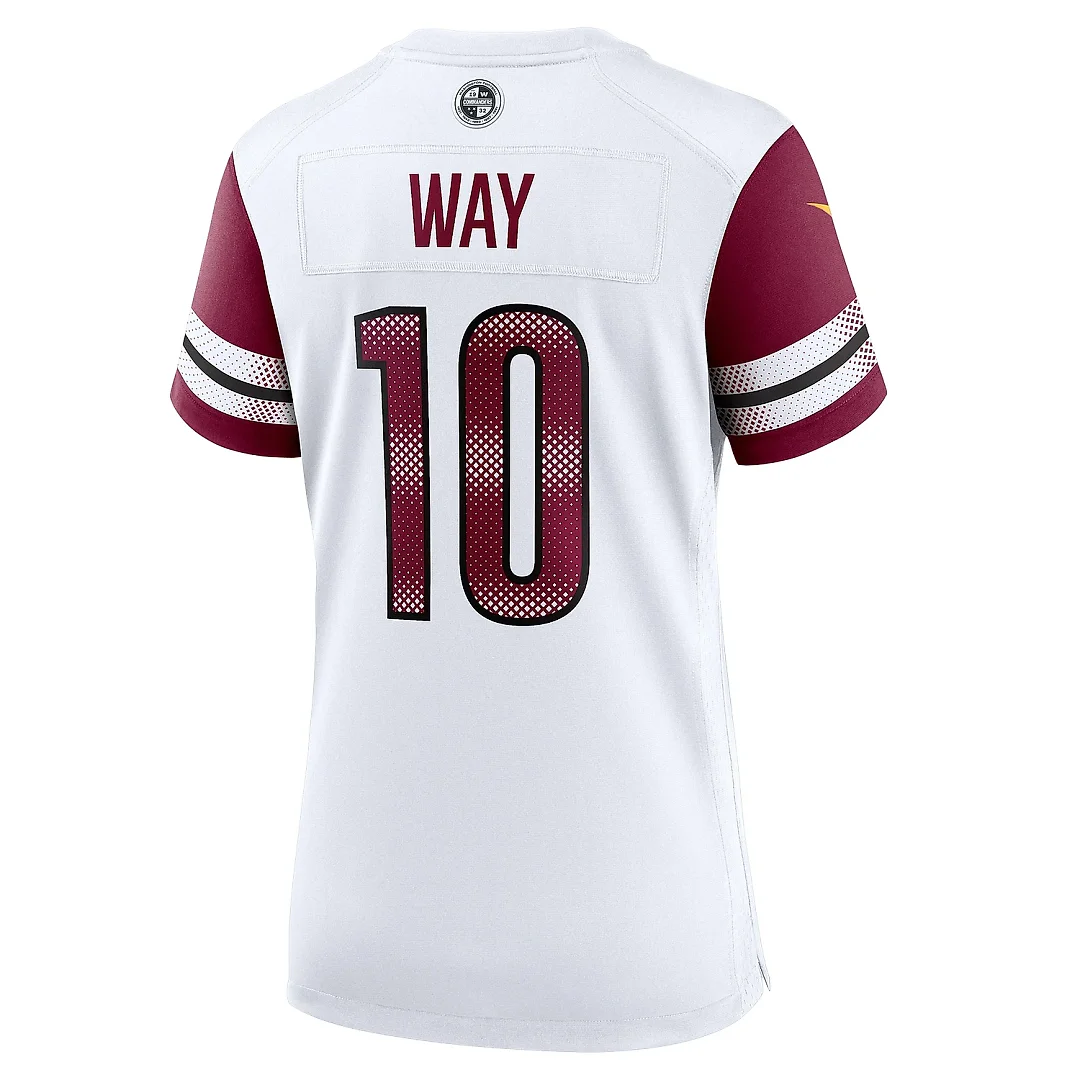 Zennovawear Women's Washington Commanders Tress Way White Game Jersey