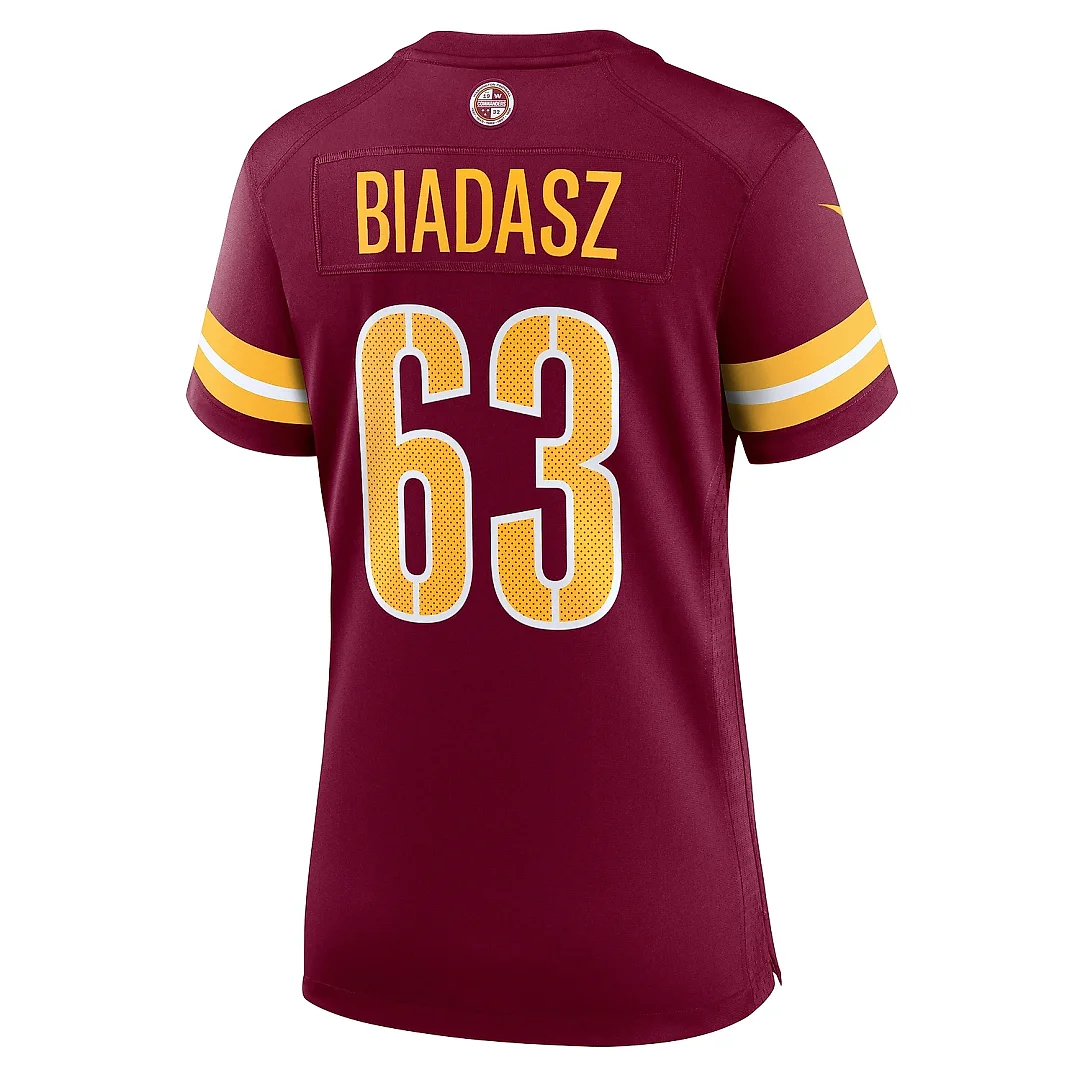 Zennovawear Women's Washington Commanders Tyler Biadasz Burgundy Game Jersey