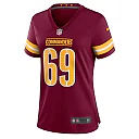 Zennovawear Women's Washington Commanders Tyler Larsen Burgundy Game Jersey