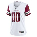 Zennovawear Women's Washington Commanders White Game Custom Player Jersey