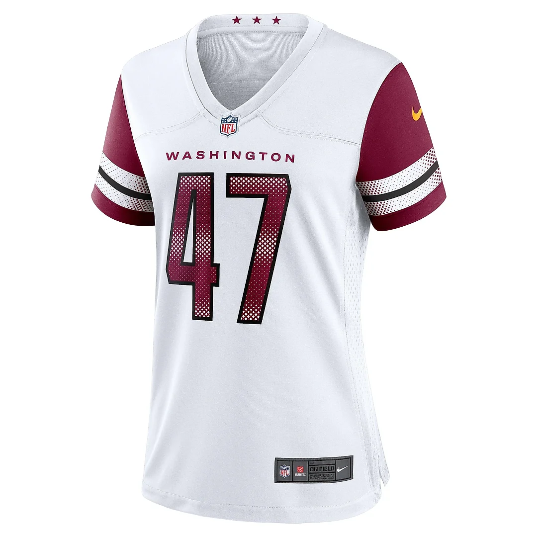 Zennovawear Women's Washington Commanders Zane Gonzalez White Game Jersey