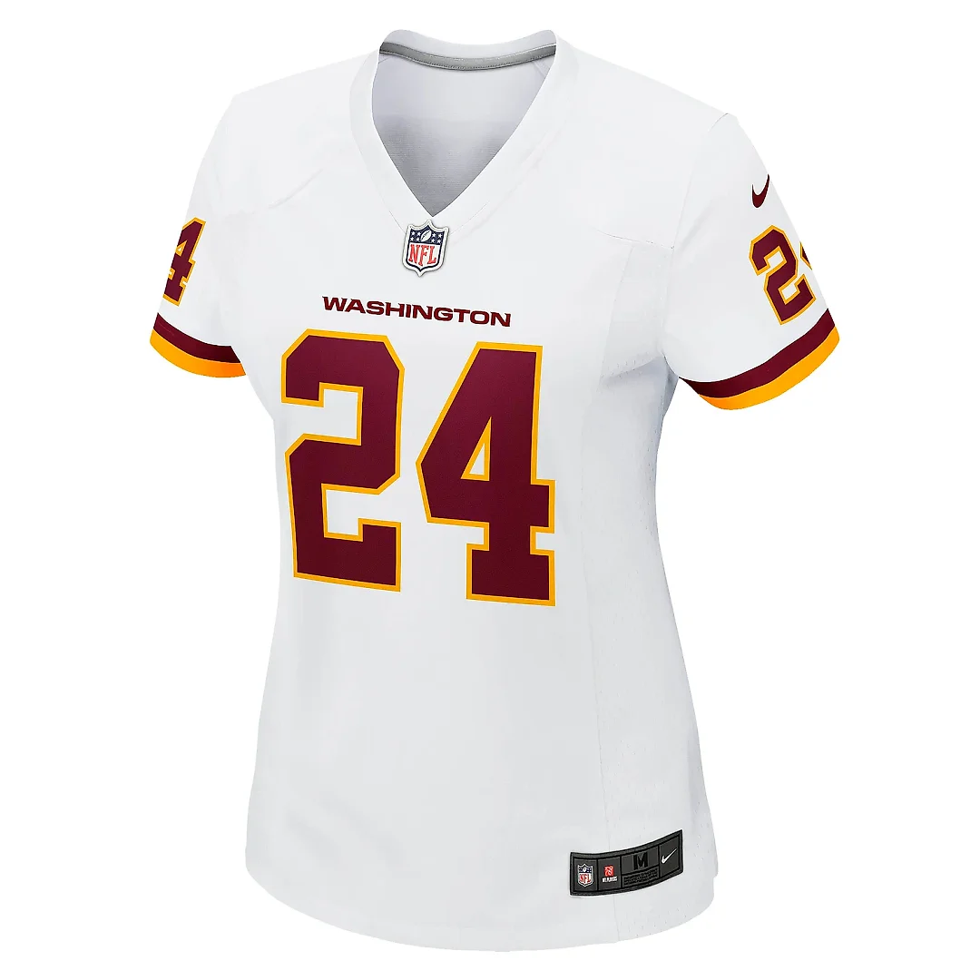 Zennovawear Women's Washington Football Team Antonio Gibson White Game Jersey
