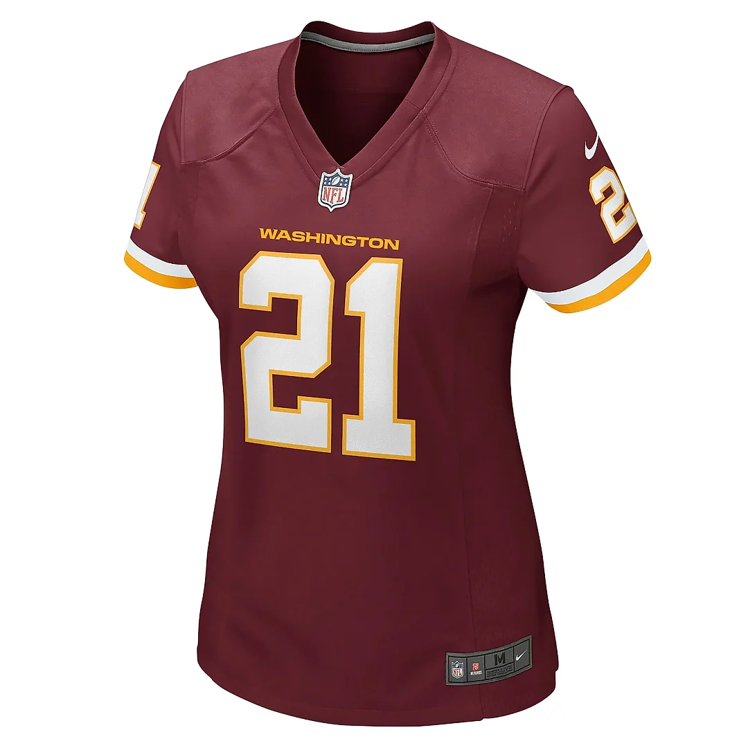 Zennovawear Women's Washington Football Team Sean Taylor Burgundy Retired Player Game Jersey