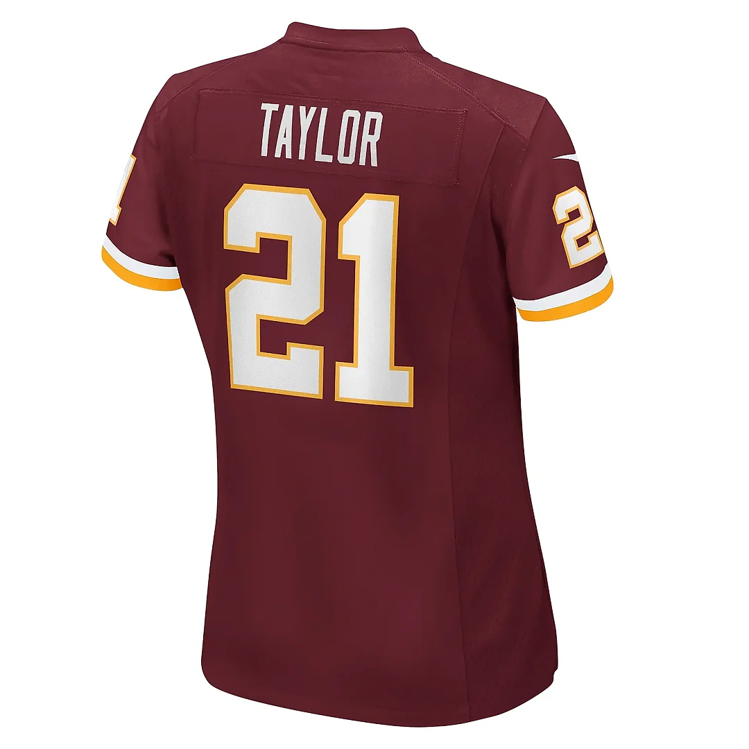 Zennovawear Women's Washington Football Team Sean Taylor Burgundy Retired Player Game Jersey