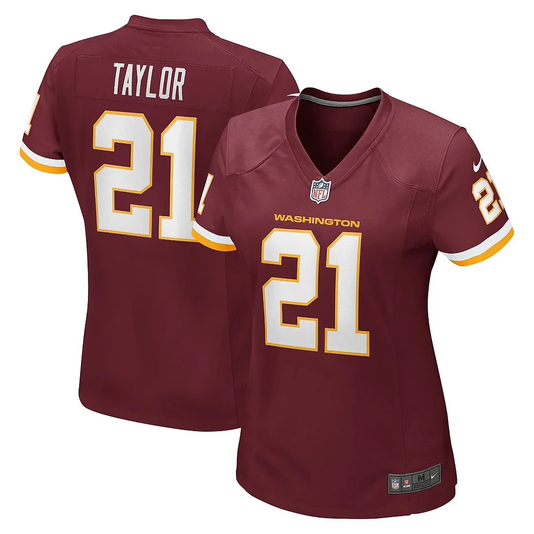 Zennovawear Women's Washington Football Team Sean Taylor Burgundy Retired Player Game Jersey