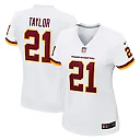 Zennovawear Women's Washington Football Team Sean Taylor White Retired Player Game Jersey