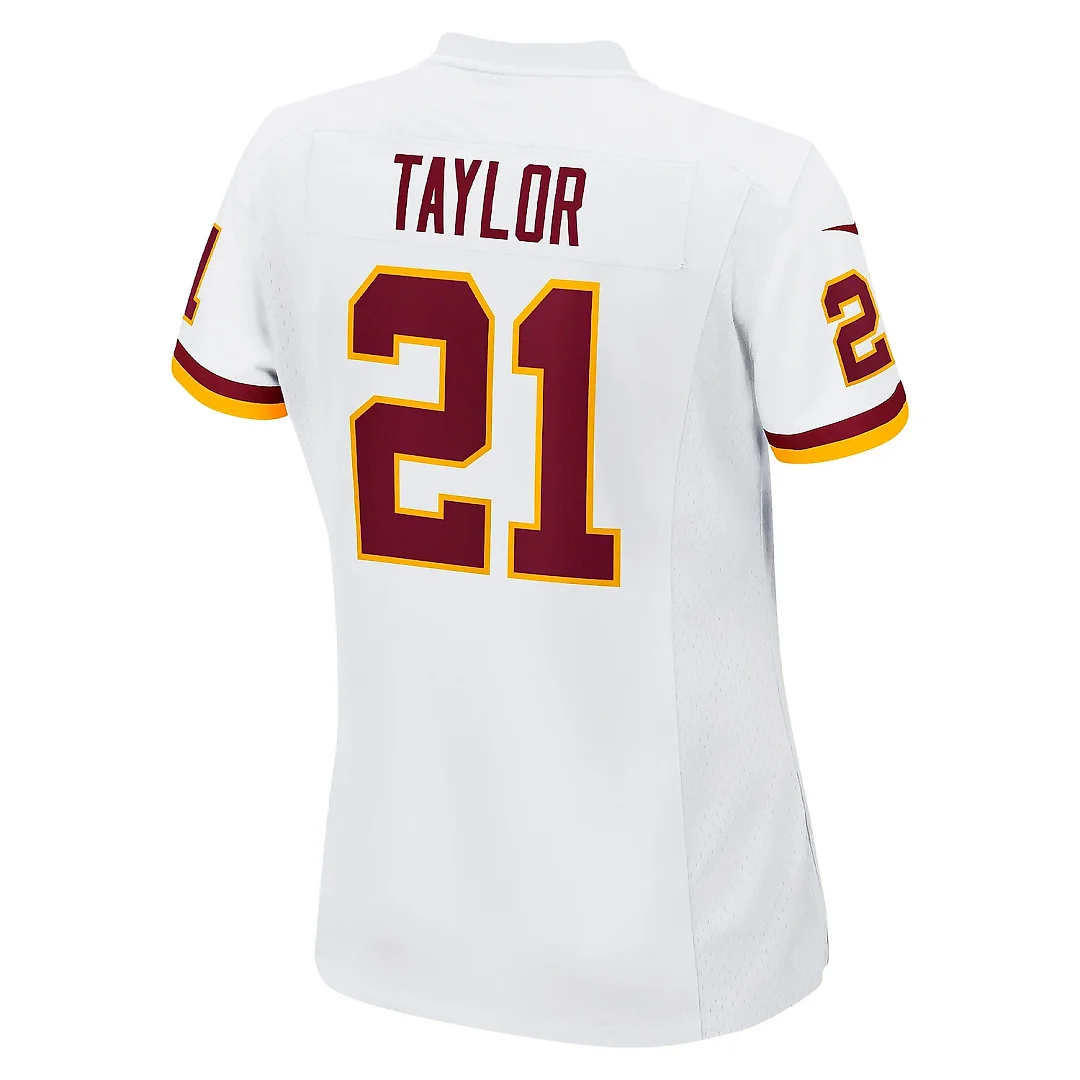 Zennovawear Women's Washington Football Team Sean Taylor White Retired Player Game Jersey