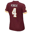 Zennovawear Women's Washington Football Team Taylor Heinicke Burgundy Game Jersey