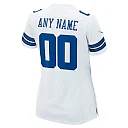 Zennovawear Women's White Dallas Cowboys Custom Game Jersey