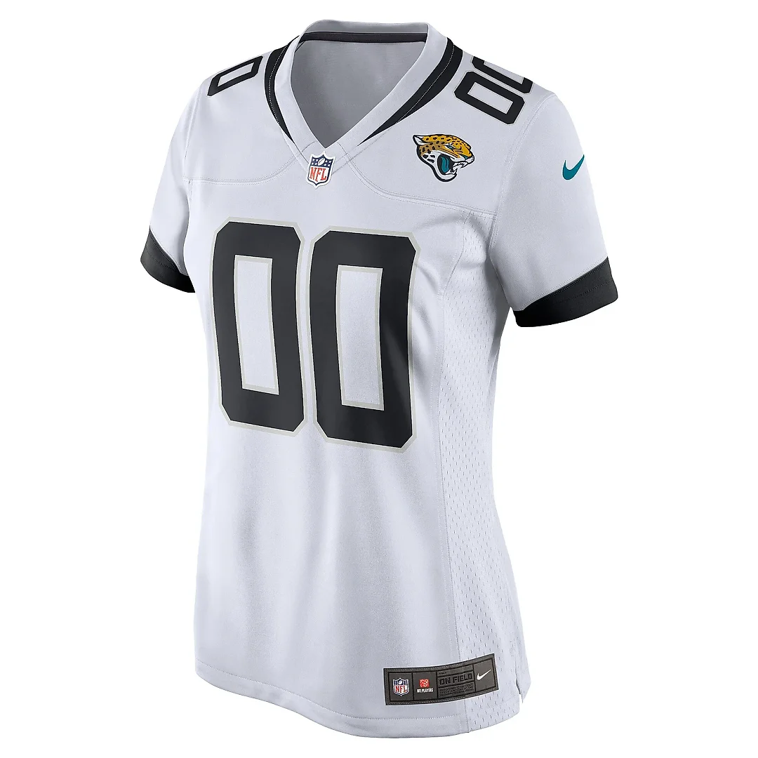 Zennovawear Women's White Jacksonville Jaguars Custom Game Jersey
