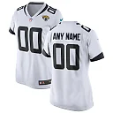Zennovawear Women's White Jacksonville Jaguars Custom Game Jersey