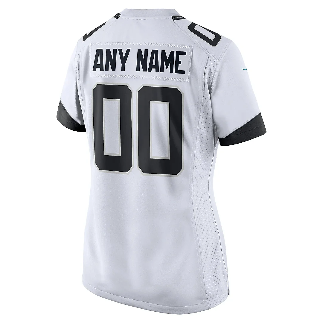 Zennovawear Women's White Jacksonville Jaguars Custom Game Jersey