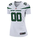 Zennovawear Women's White New York Jets Custom Game Jersey
