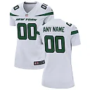 Zennovawear Women's White New York Jets Custom Game Jersey