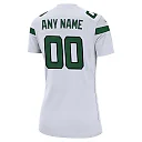 Zennovawear Women's White New York Jets Custom Game Jersey