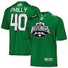 Zennovawear WrestleMania 40 Replica Football Jersey Graphics Pattern - Green/White