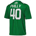 Zennovawear WrestleMania 40 Replica Football Jersey Graphics Pattern - Green/White