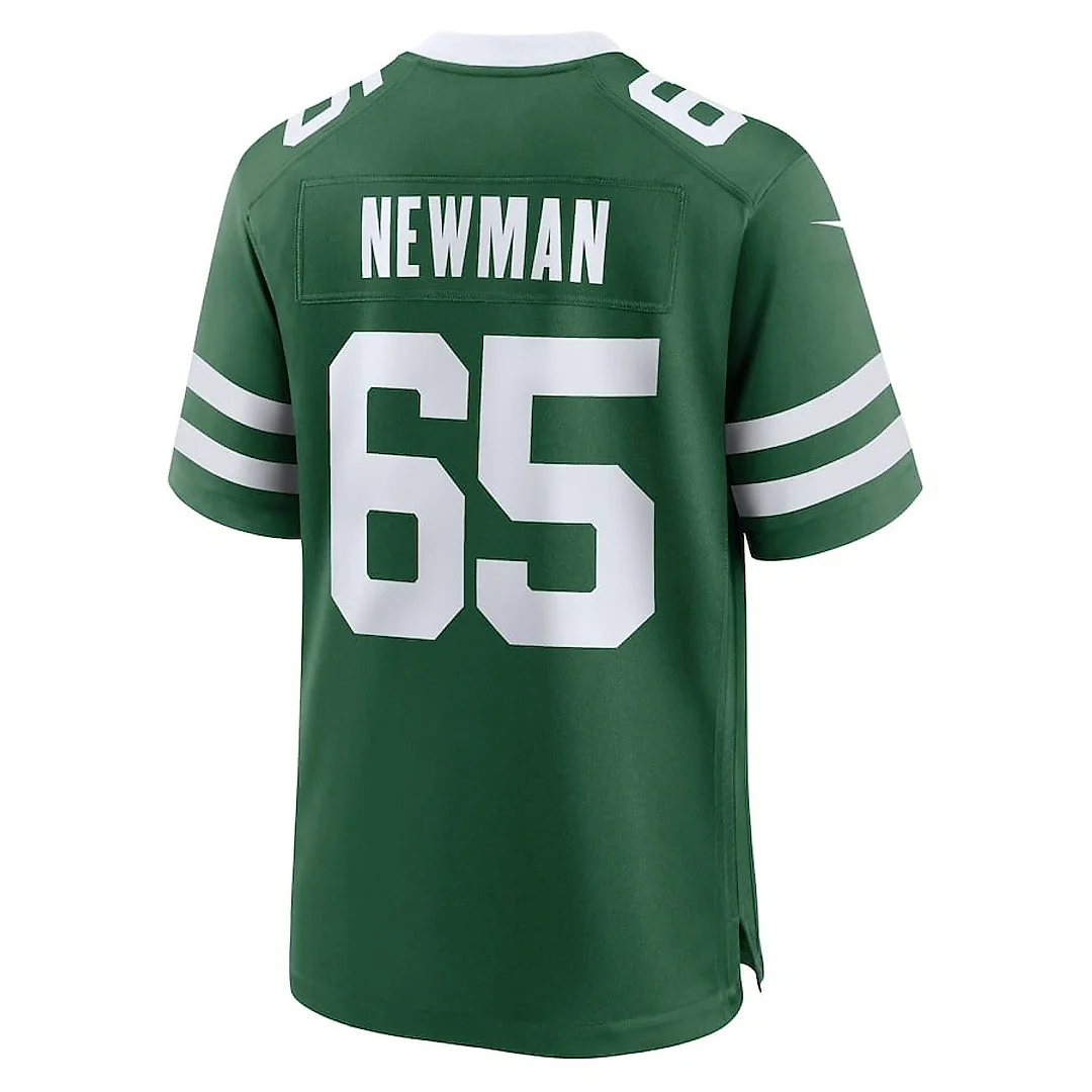 Zennovawear Xavier Newman 65 New York Jets Team Game Men Jersey - Legacy Green