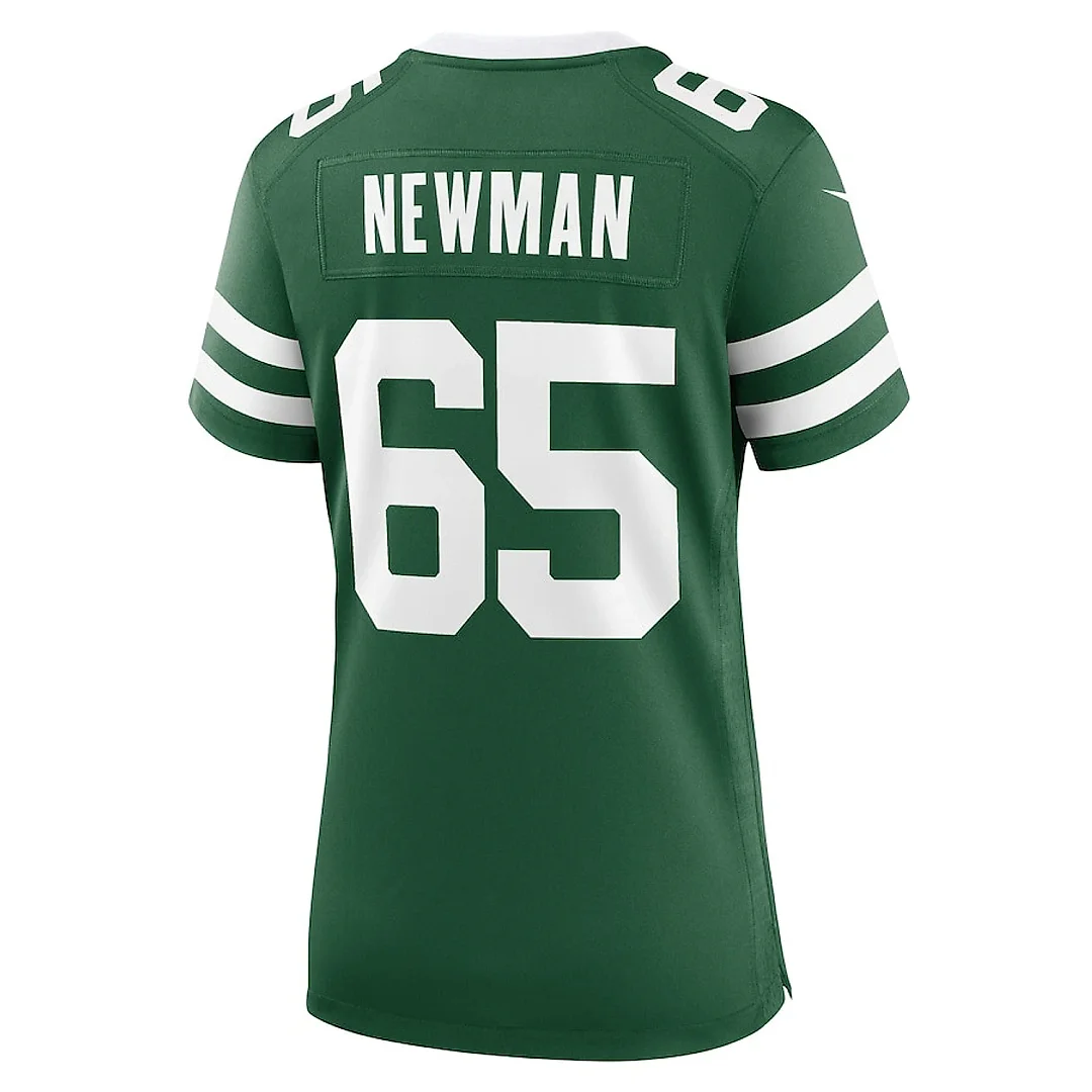 Zennovawear Xavier Newman 65 New York Jets Women's Team Game Jersey - Legacy Green
