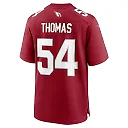 Zennovawear Xavier Thomas 54 Arizona Cardinals Team Game Men Jersey - Cardinal
