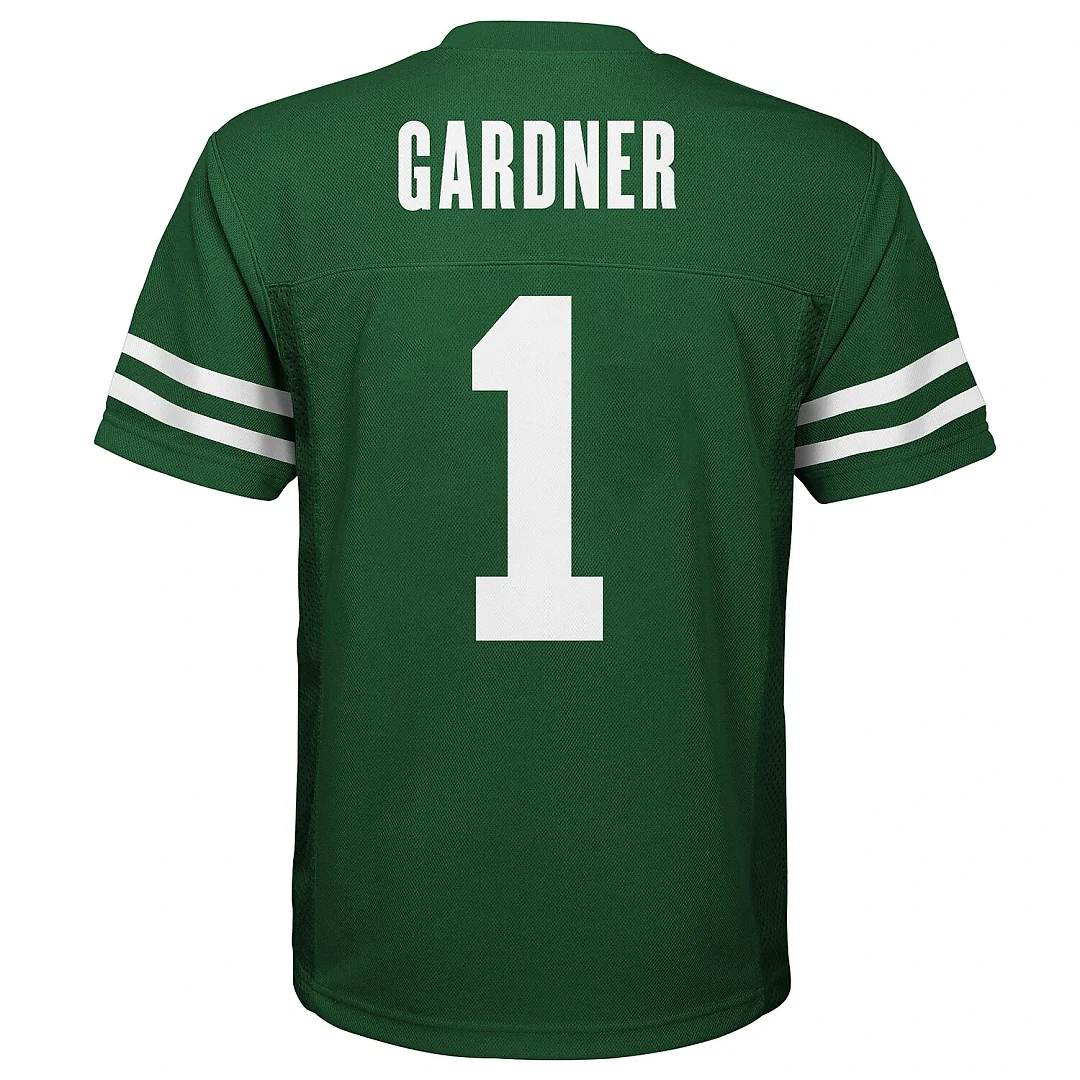 Zennovawear Ahmad Sauce Gardner New York Jets Youth Replica Jersey - Green