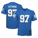 Zennovawear Aidan Hutchinson Detroit Lions Youth Replica Jersey - Blue