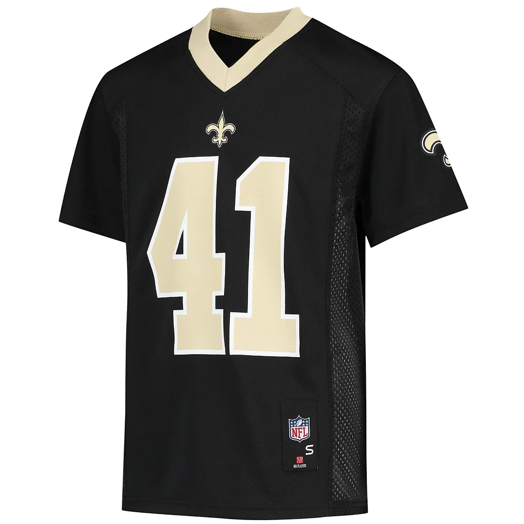 Zennovawear Alvin Kamara New Orleans Saints Youth Replica Jersey - Black