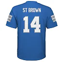Zennovawear Amon-Ra St. Brown Detroit Lions Youth Replica Jersey - Blue