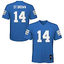 Zennovawear Amon-Ra St. Brown Detroit Lions Youth Replica Jersey - Blue