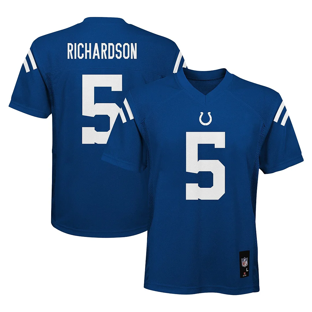 Zennovawear Anthony Richardson Sr. Indianapolis Colts Youth Replica Jersey - Royal