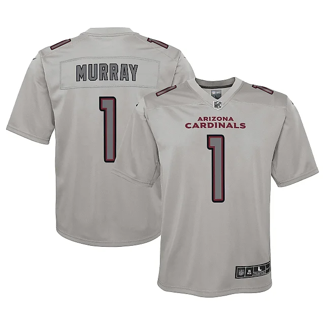 Zennovawear Youth Arizona Cardinals Kyler Murray Gray Atmosphere Game Jersey
