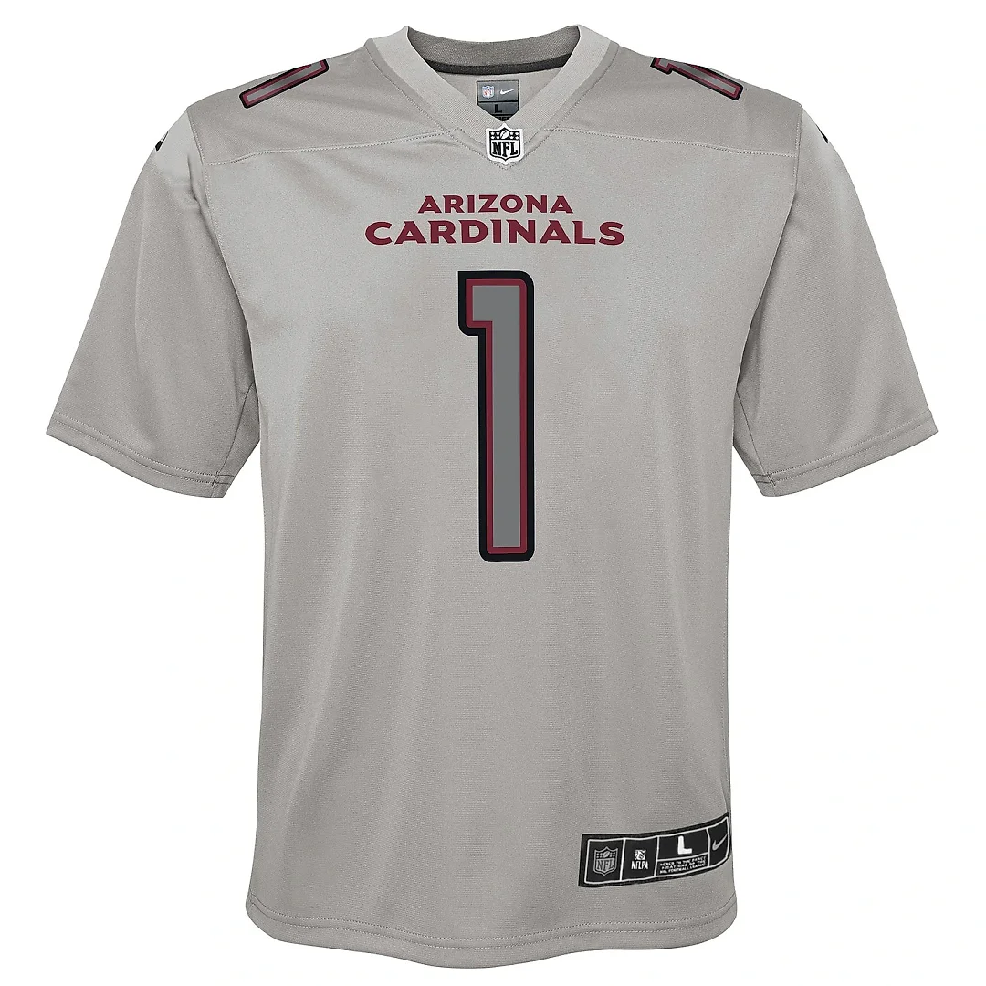 Zennovawear Youth Arizona Cardinals Kyler Murray Gray Atmosphere Game Jersey