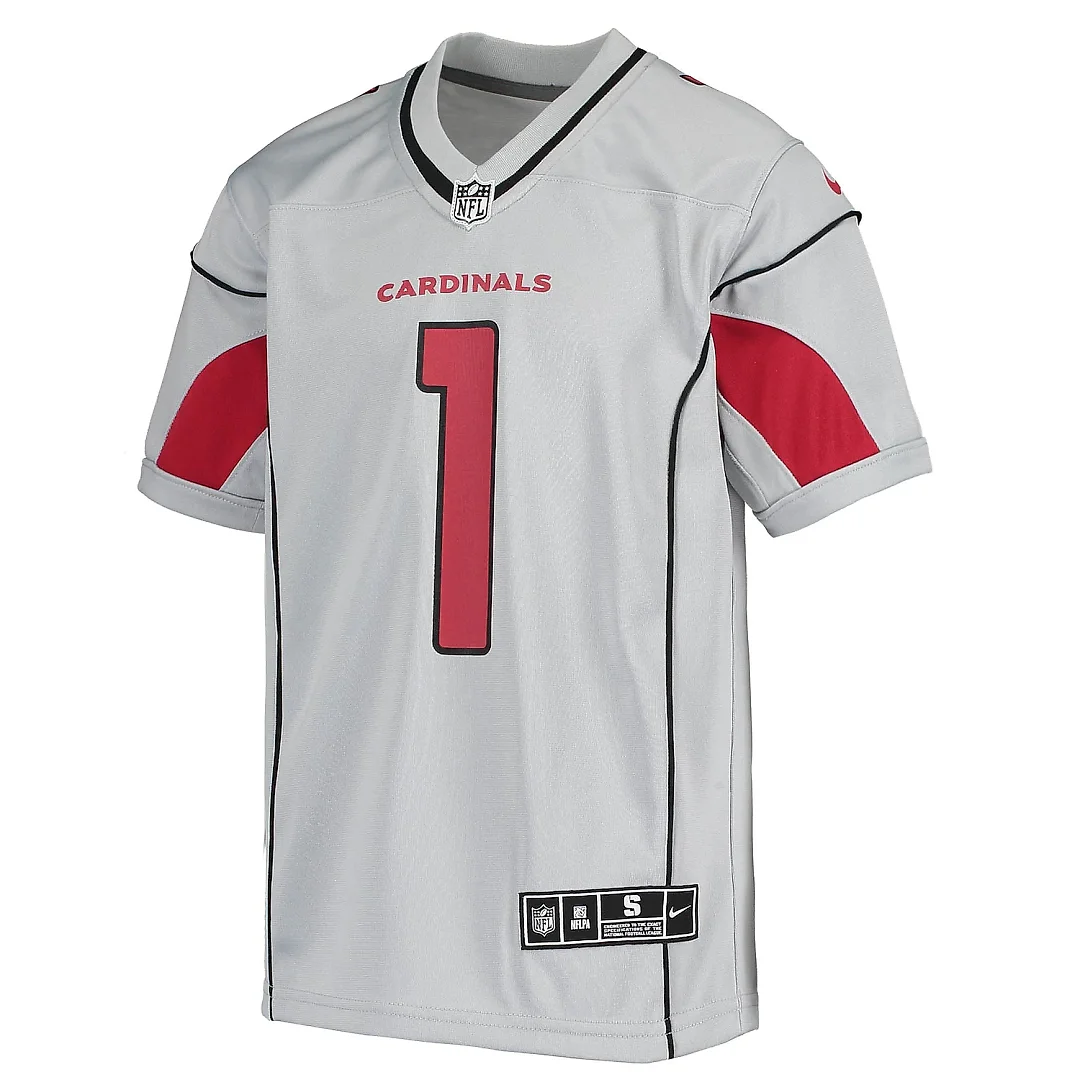Zennovawear Youth Arizona Cardinals Kyler Murray Silver Inverted Team Game Jersey