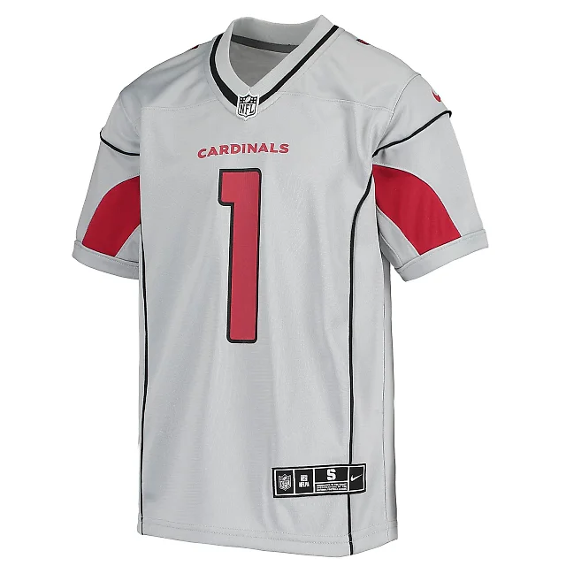 Zennovawear Youth Arizona Cardinals Kyler Murray Silver Inverted Team Game Jersey