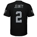 Zennovawear Ashton Jeanty Las Vegas Raiders Youth Replica Jersey - Black