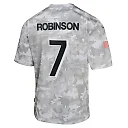 Zennovawear Youth Atlanta Falcons Bijan Robinson Arctic Camo 2024 Salute to Service Game Jersey