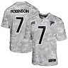 Zennovawear Youth Atlanta Falcons Bijan Robinson Arctic Camo 2024 Salute to Service Game Jersey