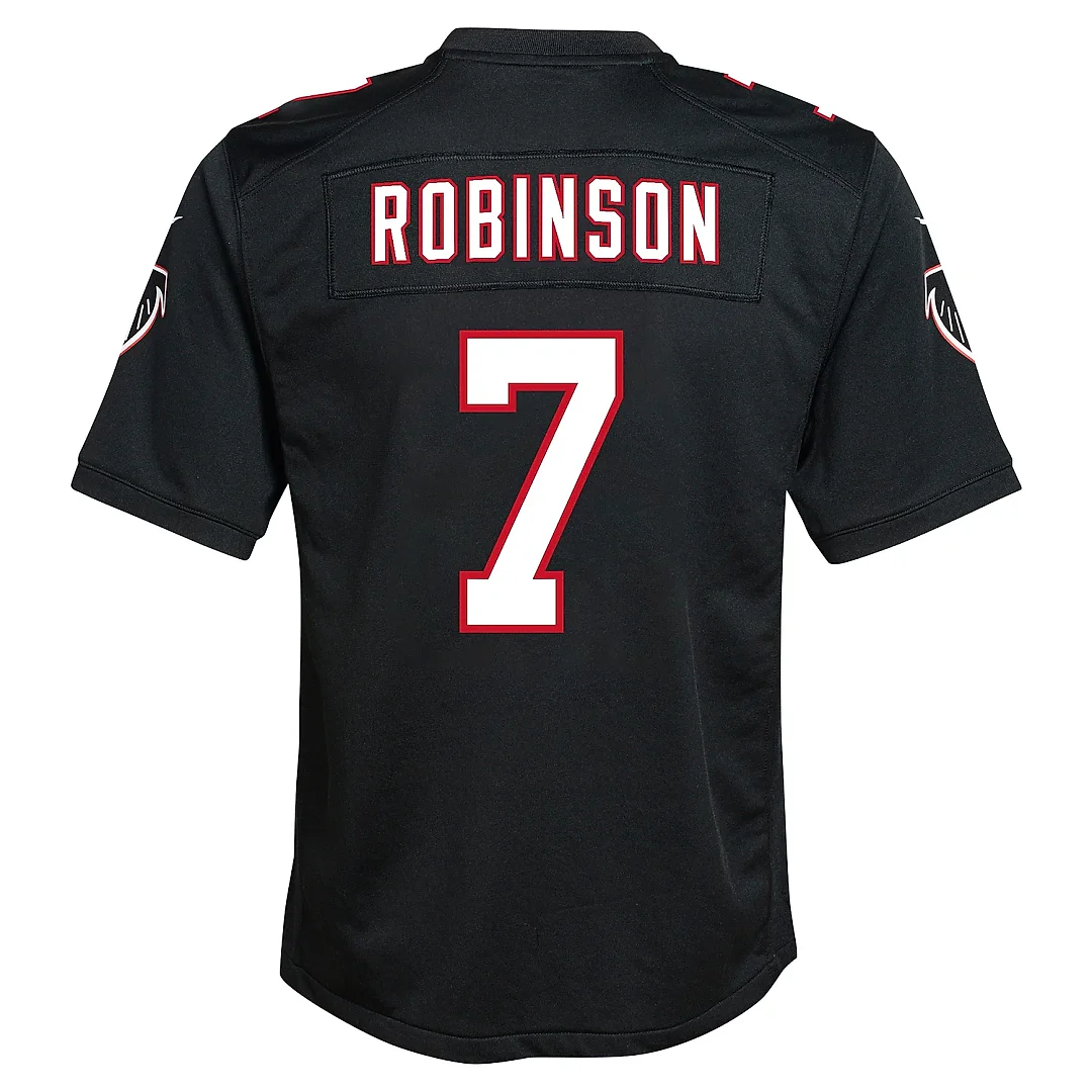 Zennovawear Youth Atlanta Falcons Bijan Robinson Black Alternate Player Game Jersey