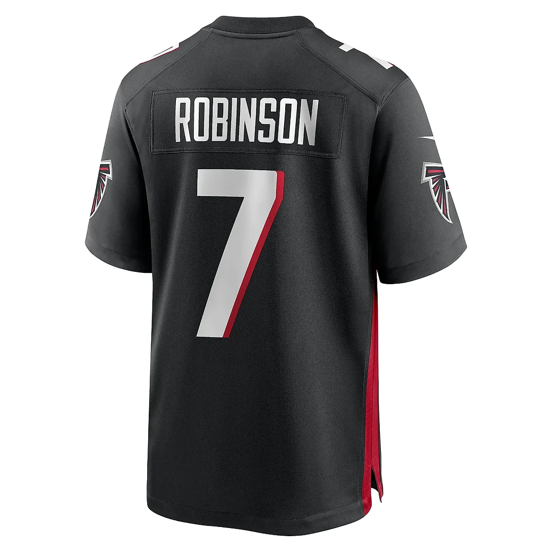 Zennovawear Youth Atlanta Falcons Bijan Robinson Black Game Jersey