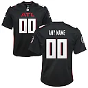 Zennovawear Youth Atlanta Falcons Black Custom Game Jersey