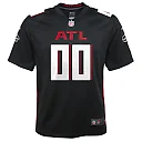 Zennovawear Youth Atlanta Falcons Black Custom Game Jersey