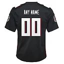 Zennovawear Youth Atlanta Falcons Black Custom Game Jersey