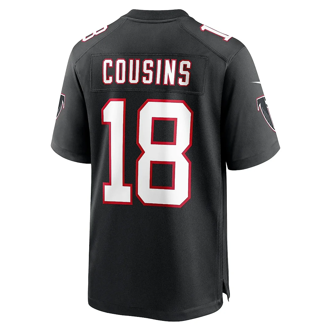 Zennovawear Youth Atlanta Falcons Kirk Cousins Black Alternate Game Jersey