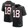 Zennovawear Youth Atlanta Falcons Kirk Cousins Black Alternate Game Jersey