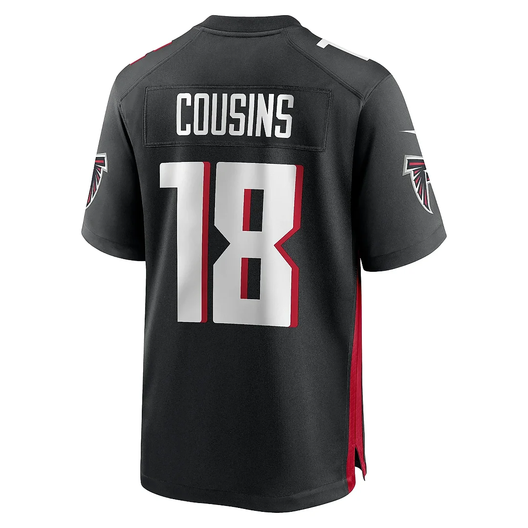Zennovawear Youth Atlanta Falcons Kirk Cousins Black Game Player Jersey