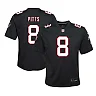 Zennovawear Youth Atlanta Falcons Kyle Pitts Black Game Jersey