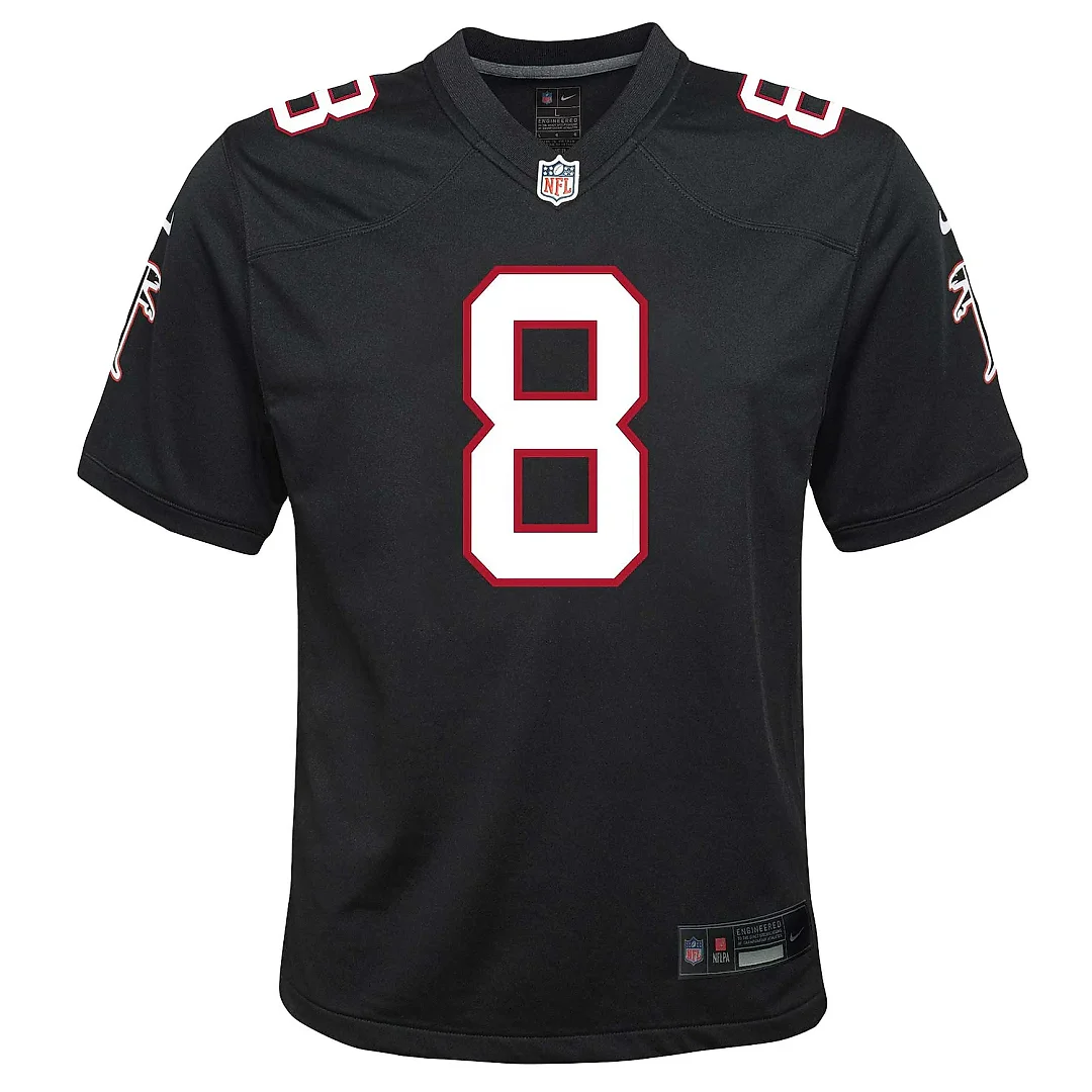 Zennovawear Youth Atlanta Falcons Kyle Pitts Black Game Jersey
